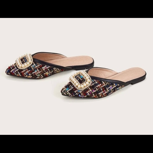 NWT Mules with Buckle detail - Picture 3 of 3